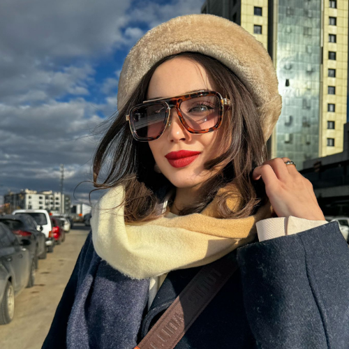 Açık Kahverengi Peluş Şapka