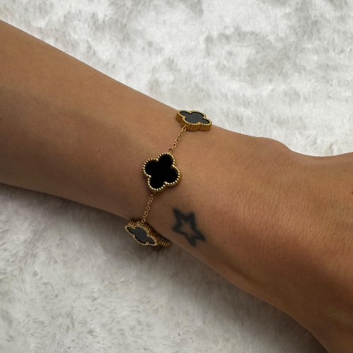 Gold Yonca Bileklik