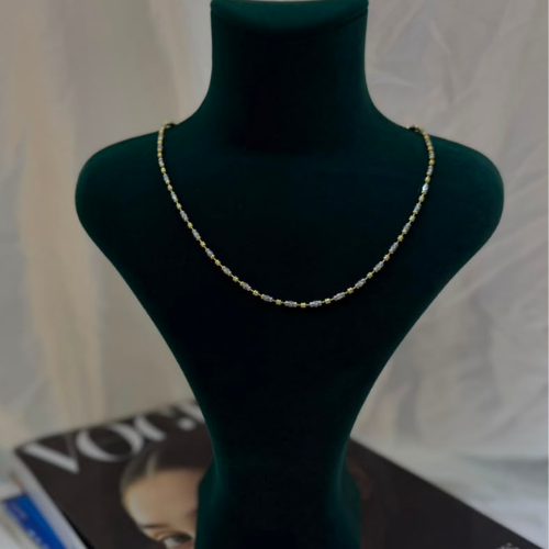 ÖZEL SERİ SİLVER GOLD KOLYE